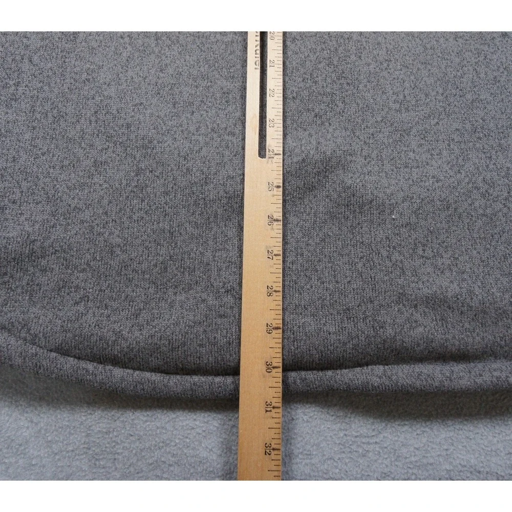 The North Face Jacket Mens XL Gray Fleece Full Snap Outdoor Hiking Casual Adult